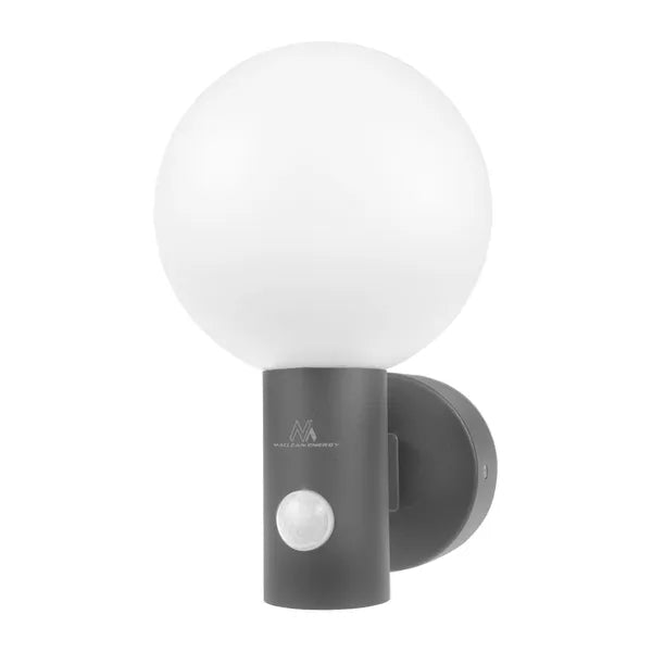 LED kültéri lámpa PIR mozgásérzékelővel 15W 1600lm IP65 4000K szürke