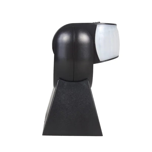PIR mozgásérzékelő távirányítóval, 180°, 12 m, IP65, fekete, 1200 W/300 W LED