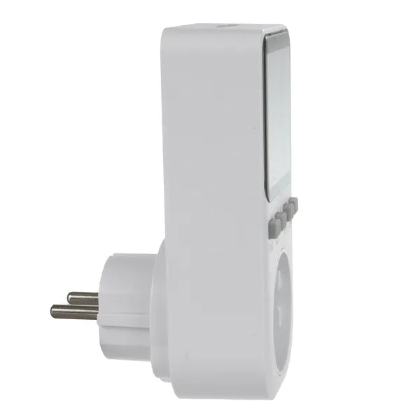 GreenBlue energiamérő wattmérő, F schuko aljzat, 220-240 V, 16 A, LCD