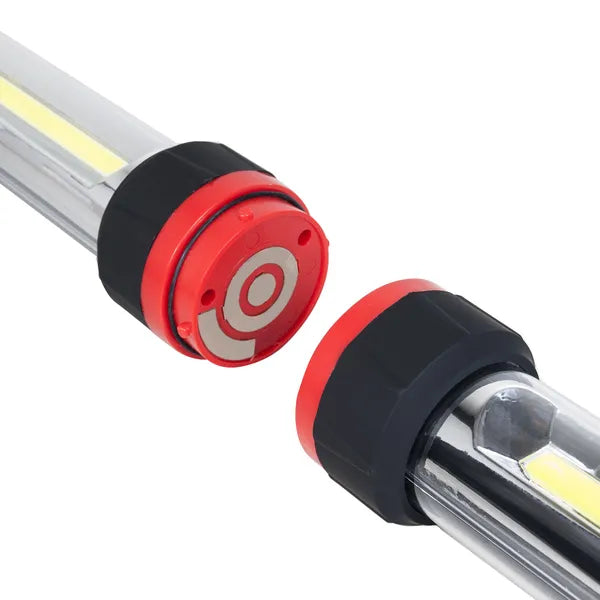 Akkus COB LED szerelőlámpa 2 db, összekapcsolható, 600/1200 lm, mágnes, kampó