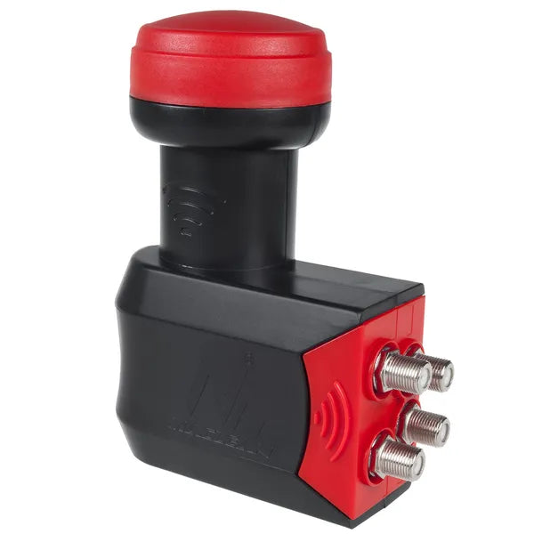 Quad műholdas LNB konverter 4 kimenettel, 60 dB, 40 mm – Maclean Premium