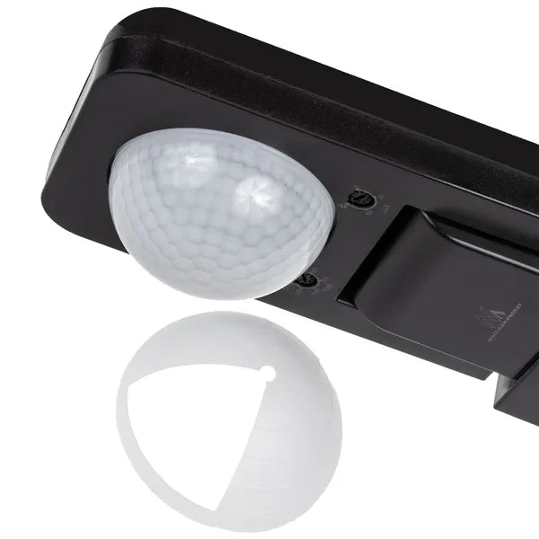 PIR mozgásérzékelő IP65, 360°, 20 m, max 2000 W, fekete (Maclean MCE243 B)
