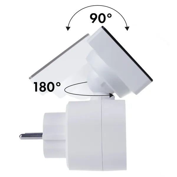 Energiafogyasztás-mérő LCD kijelzővel, 16 A 3680 W, memóriamentéssel