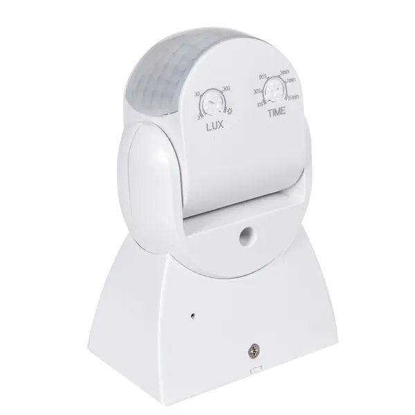 PIR mozgásérzékelő, IP65, 12 m/180°, fehér, 230 V, Maclean MCE201W