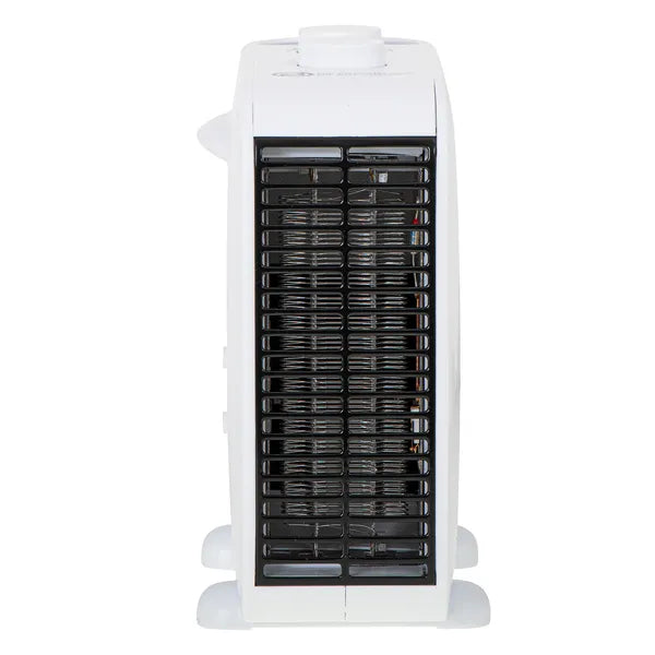 Fehér 2000 W-os termoventilátor, 2 fokozat, termosztáttal, hűtés-fűtés