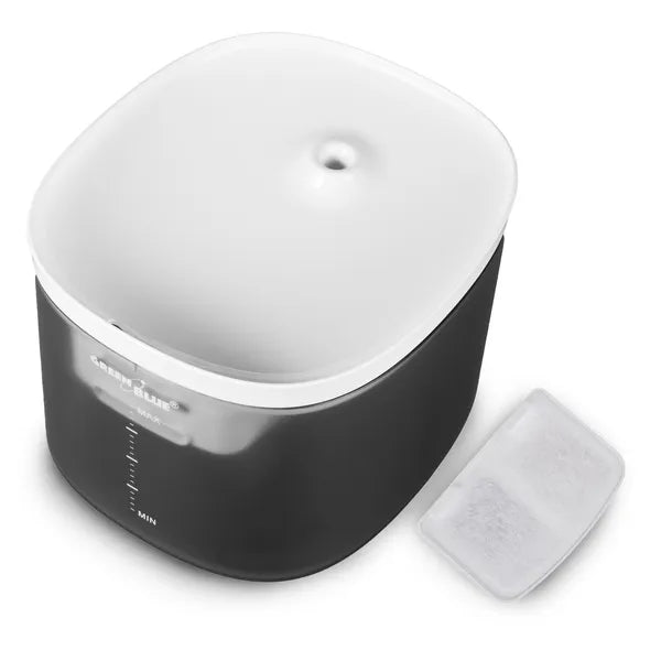 Automata kisállat itató 3 L, USB, szűrős, szürke