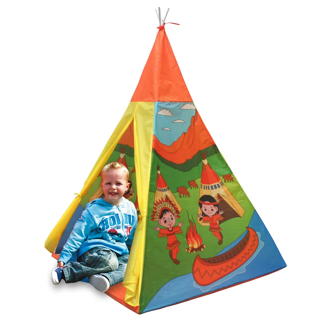 Indián sátor, wigwam gyerekeknek, 100 x 100 x 135 cm, indián minta