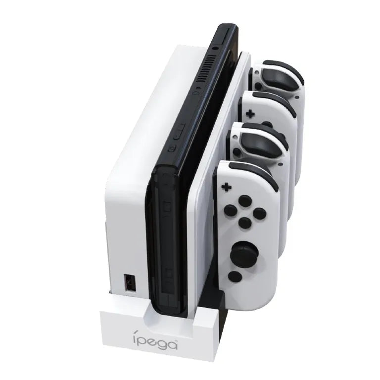 iPega 9186 töltő dokkoló pro N-Switch a Joy-con Fehér/Fekete