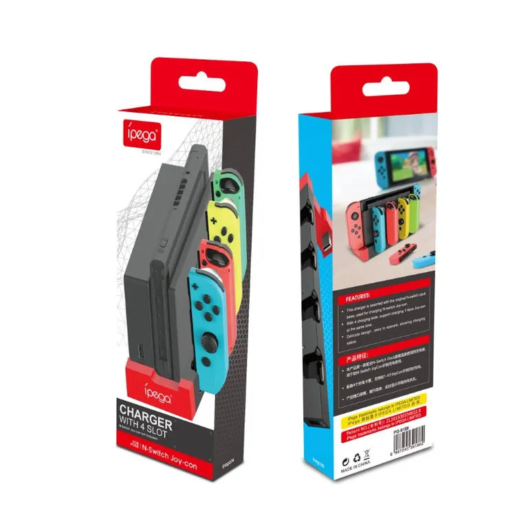 iPega 9186 töltő dokkoló pro N-Switch a Joy-con Fehér/Fekete