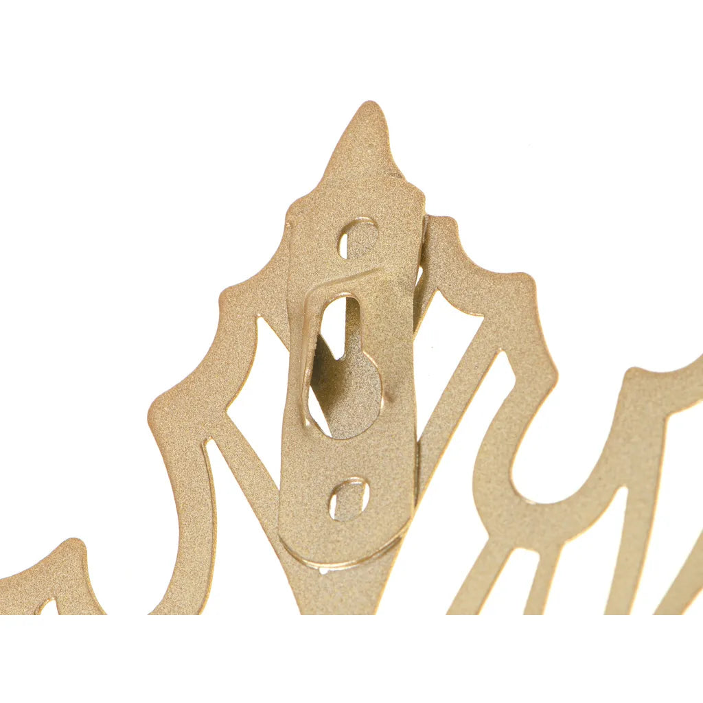 Juhar levél alakú fogas, arany 17 cm