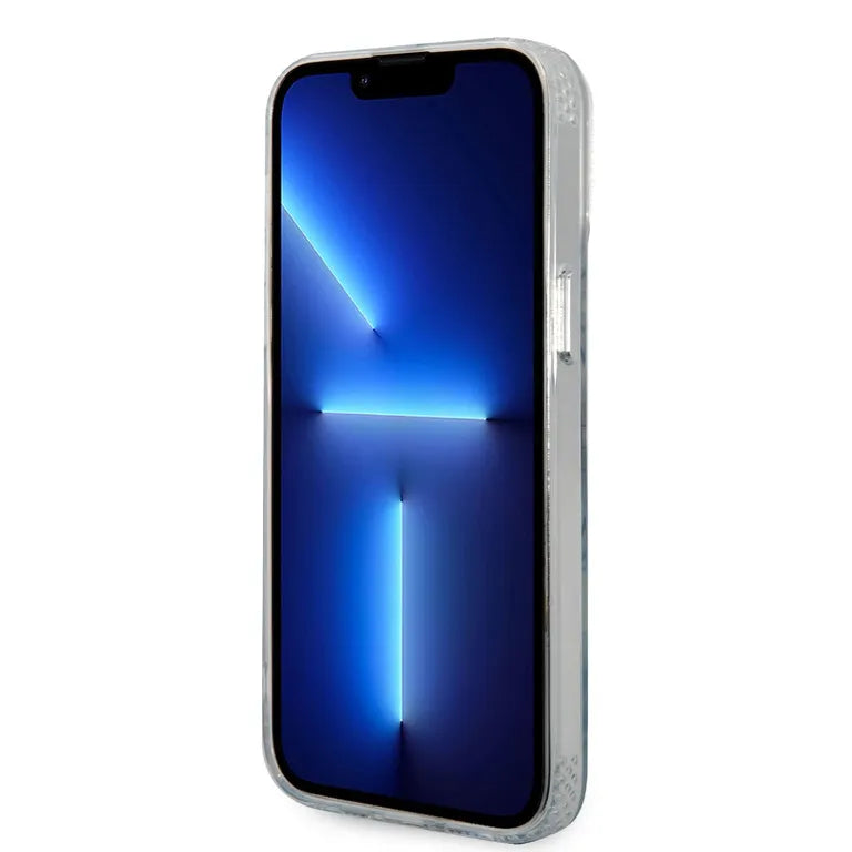 Karl Lagerfeld MagSafe Compatibilní Kryt IML Karl és Choupette NFT pro iPhone 13 Pro Max átlátszó tok