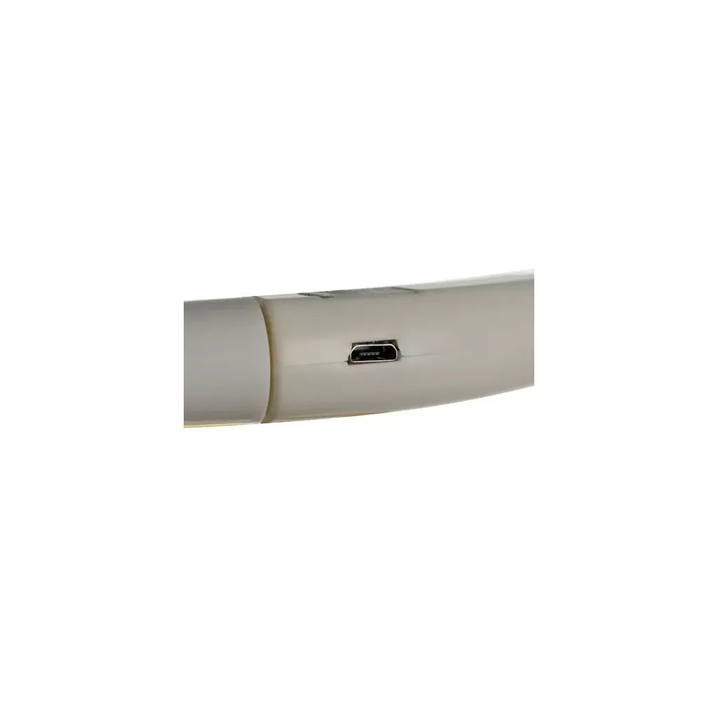Állítható sárga LED nyakörv, micro USB töltés+kábel