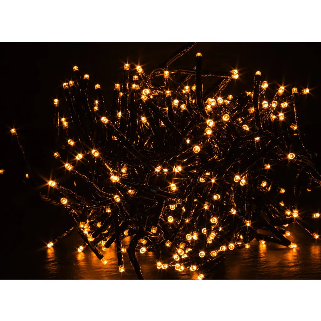 LED fényfüzér 10 m, meleg fehér