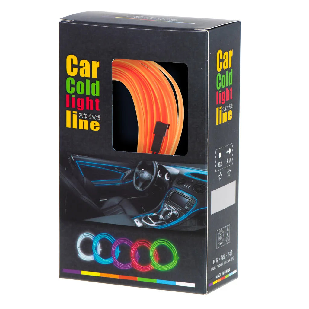 LED szalag, 5m, narancssárga, USB/12V