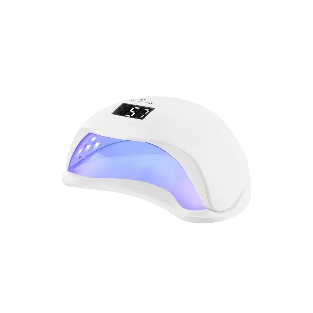 Manikűr/Pedikűr UV lámpa időzítővel, 24 LED, 48W, LCD, hordozható