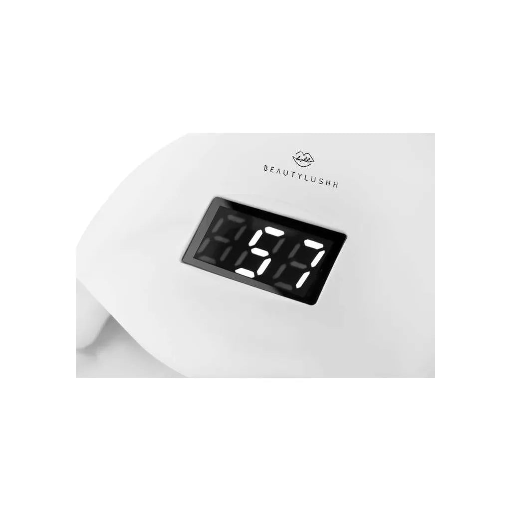 Manikűr/Pedikűr UV lámpa időzítővel, 24 LED, 48W, LCD, hordozható