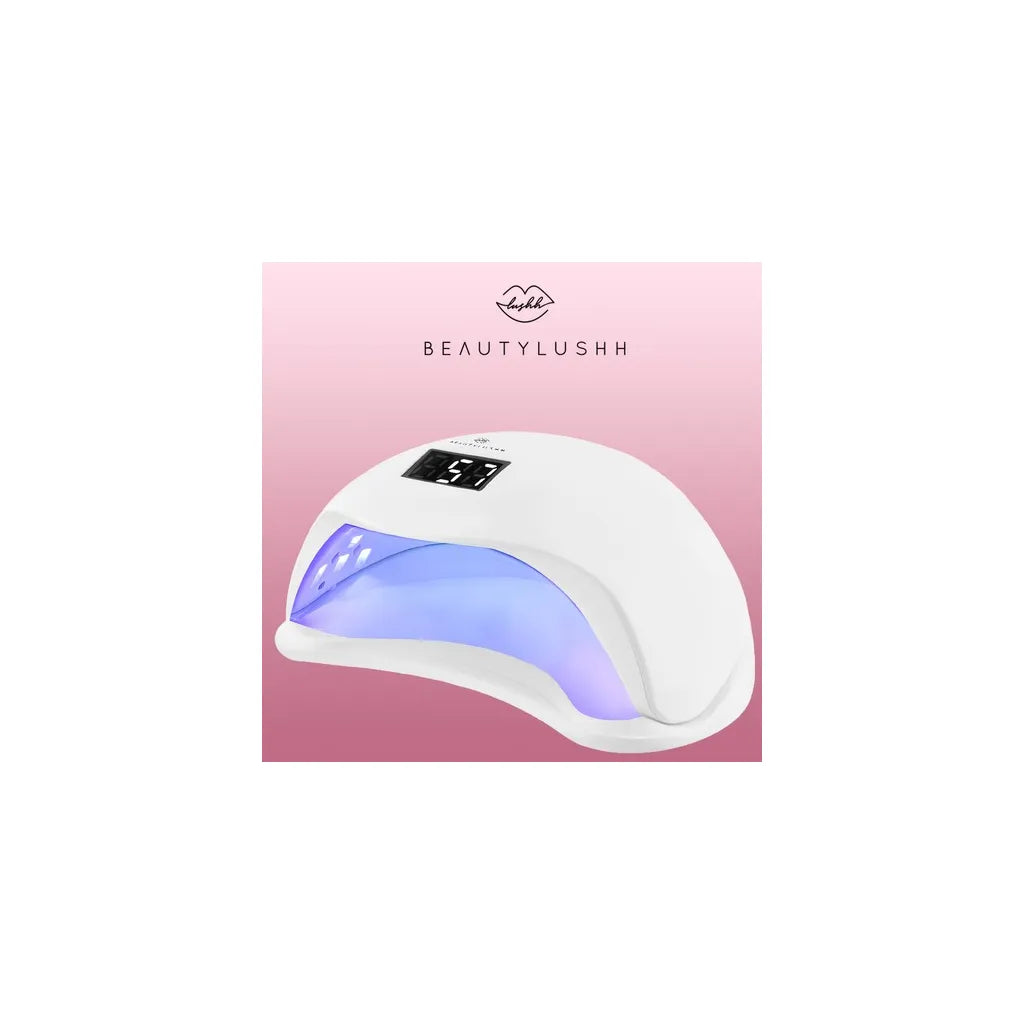 Manikűr/Pedikűr UV lámpa időzítővel, 24 LED, 48W, LCD, hordozható