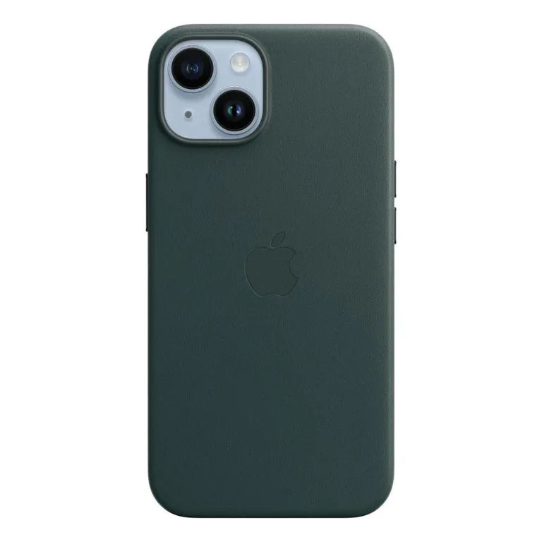 MPP53ZM/A Apple bőrborítás, beleértve. MagSafe iPhone 14-hez Forest Green tok