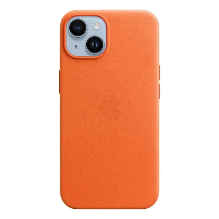 MPP83ZM/A Apple bőrborítás, beleértve. MagSafe iPhone 14-hez Narancssárga tok