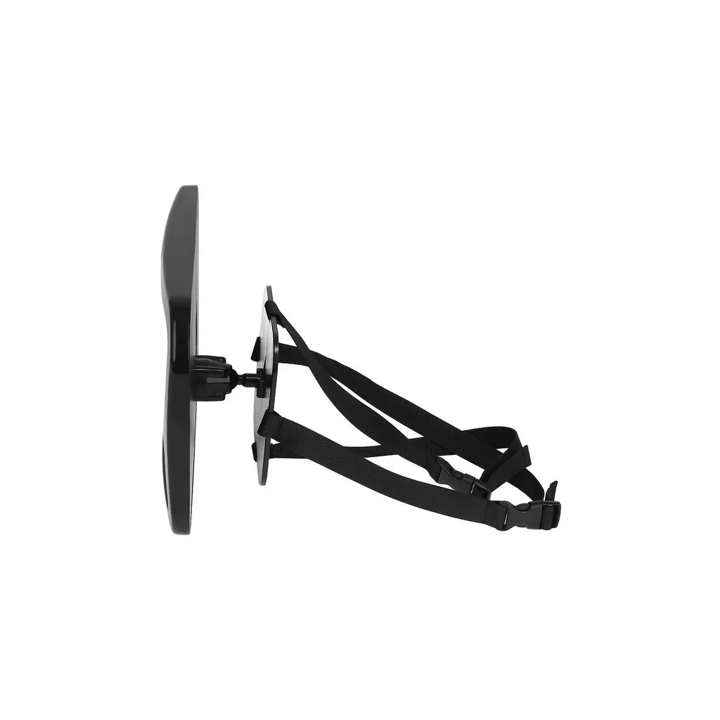 MALATEC Babafigyelő visszapillantó tükör fejtámla rögzítésssel, 360 fok, 30x20 cm, fekete