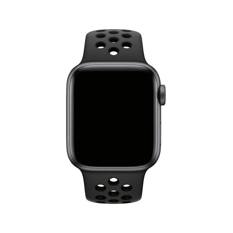 MX8C2FE/A Apple Watch 40 mm-es antracit/fekete Nike sport szíj