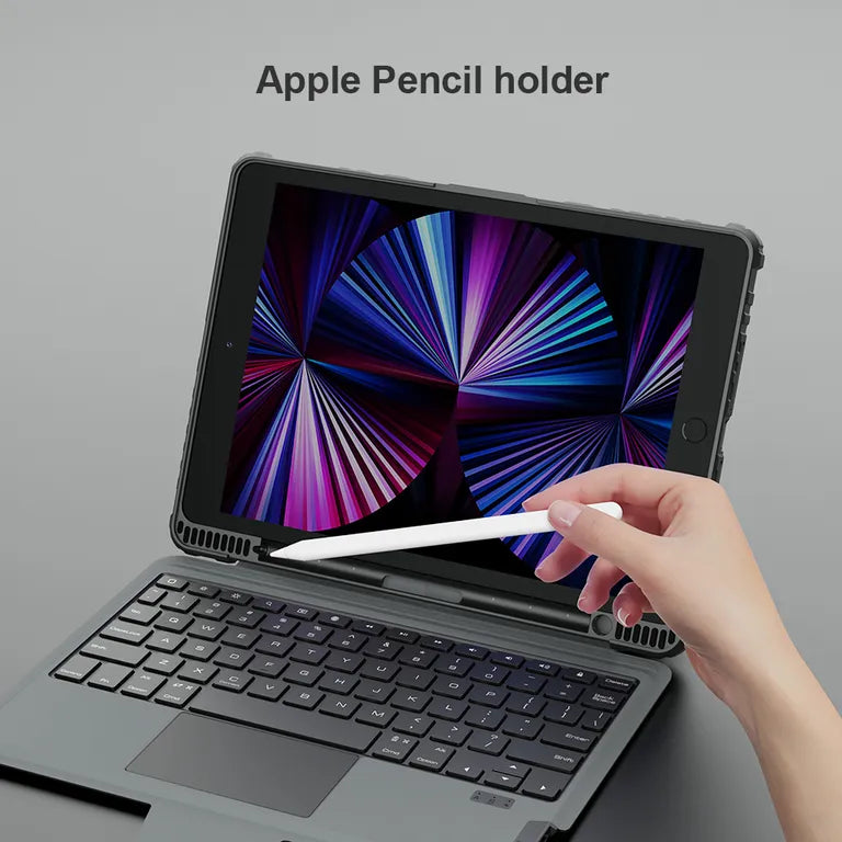 Nillkin Bumper Combo billentyűzet tok pro iPad 10.2 2019/2020/2021 fekete