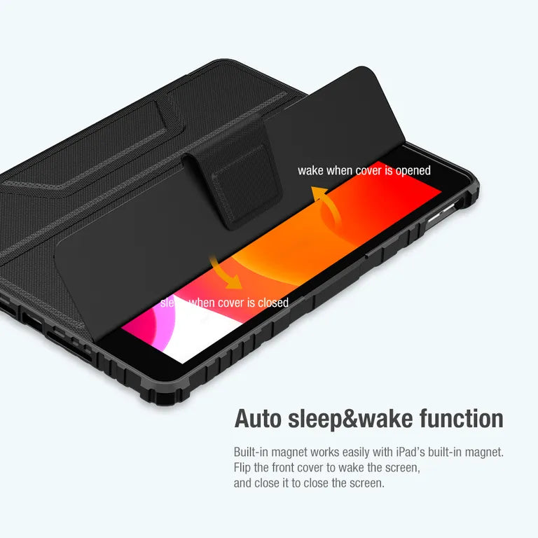 Nillkin Bumper PRO védőállvány tok pro iPad 10.2 2019/2020/2021 fekete