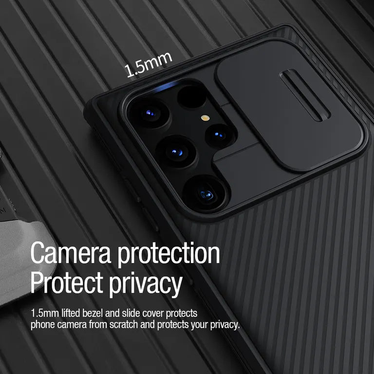 Nillkin CamShield PRO mágneses hátlap a Samsung Galaxy S22 Ultra Fekete számára