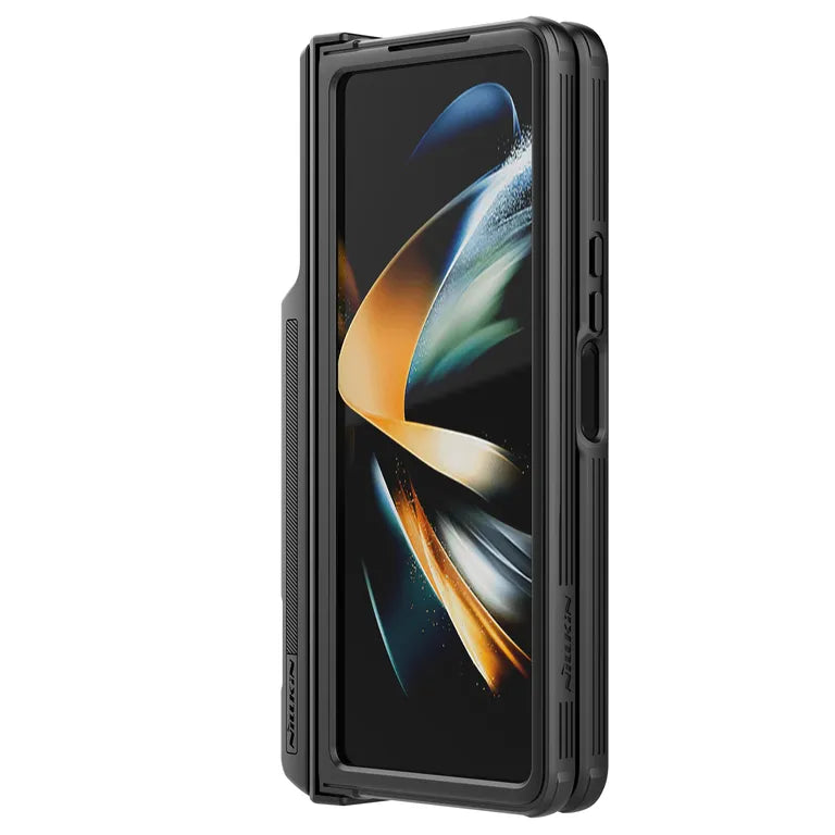 Nillkin CamShield PRO Slot+Stand Back Cover for Samsung Galaxy Z Fold 4 5G fekete tok
