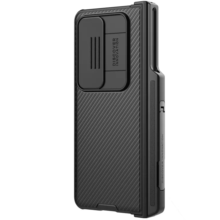Nillkin CamShield PRO Slot+Stand Back Cover for Samsung Galaxy Z Fold 4 5G fekete tok
