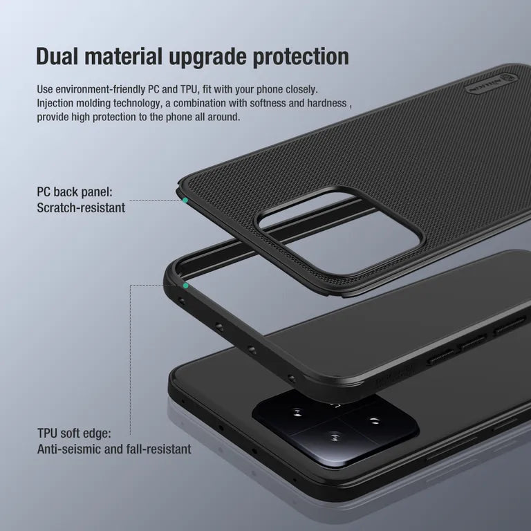 Nillkin Super Frosted PRO Zadní Kryt pro Xiaomi 13 fekete tok