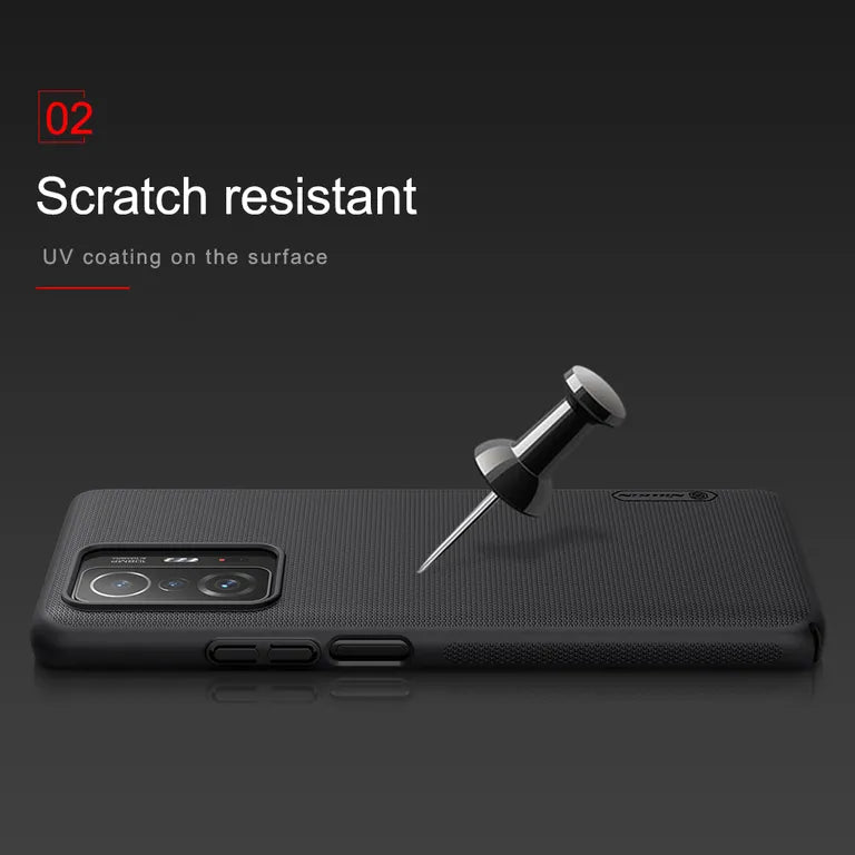 Nillkin Super Frosted Shield tok a Xiaomi 11T/11T Pro készülékhez (kék)