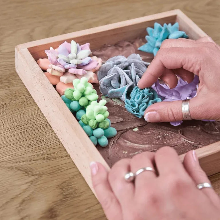 Okto - OKTO SENSORY ART képkészítő gyurmakészlet - Kövirózsák, gyengédség