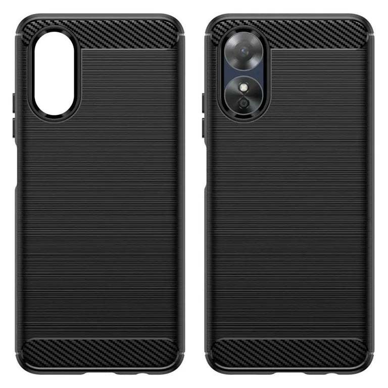 Oppo A17 Nexeri TPU prémium szén fekete tok