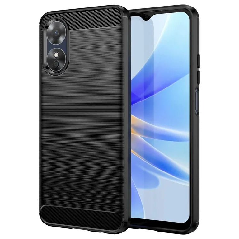 Oppo A17 Nexeri TPU prémium szén fekete tok