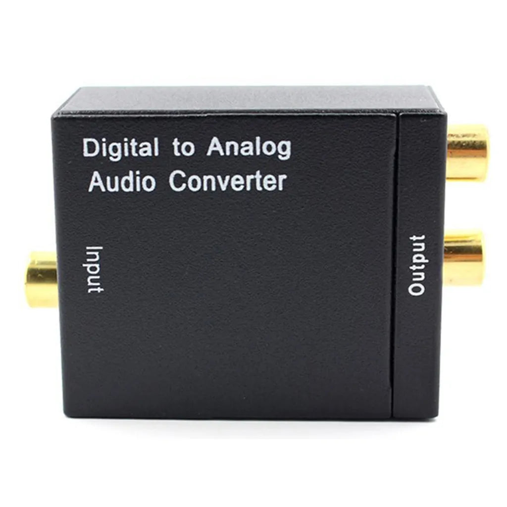 Optikai átalakító Toslink és koaxiális S/PDIF bemenettel, USB, 4,2 cm × 5 cm × 2,5 cm, fekete