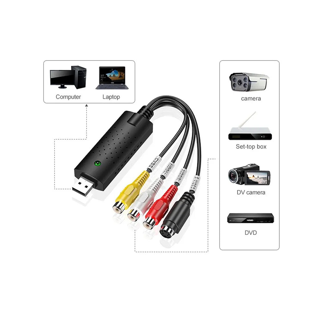 Analóg USB 2.0 konverter eszközről laptopra