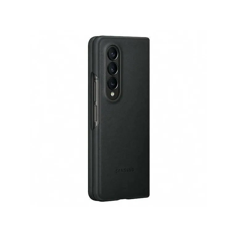 Samsung EF-VF936LBEGWW Z Fold 4 fekete/fekete bőrborítás tok