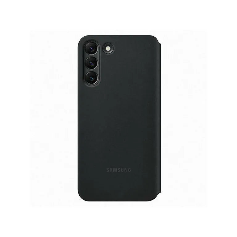 Samsung EF-ZS906CB S22+  S906 fekete/fekete Clear View Cover tok