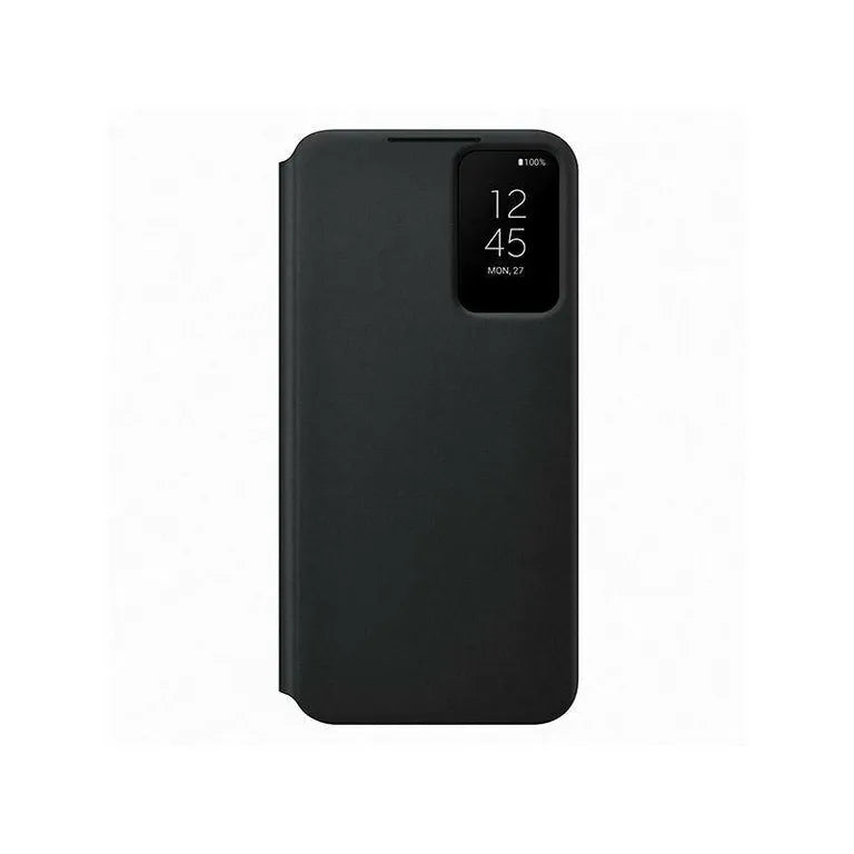 Samsung EF-ZS906CB S22+  S906 fekete/fekete Clear View Cover tok