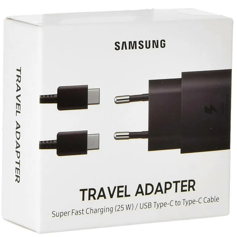 Samsung EP-TA800XB PD 25W lánchálózat + USB-C kábel típusú COX Black