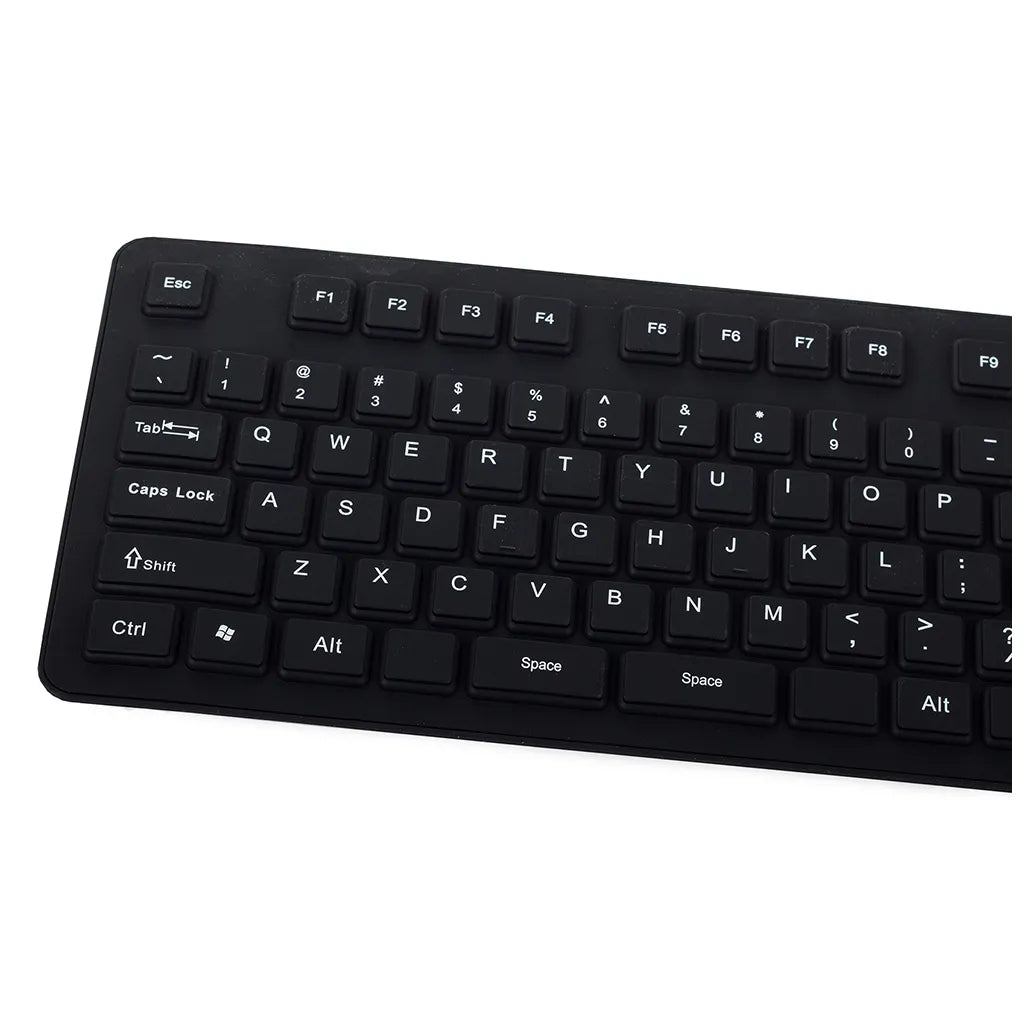 Szilikon gumi billentyűzet fekete usb numerikus