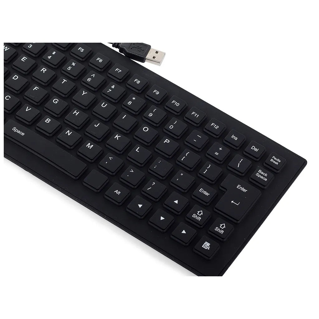 Szilikon gumi billentyűzet usb csendes pc-hez