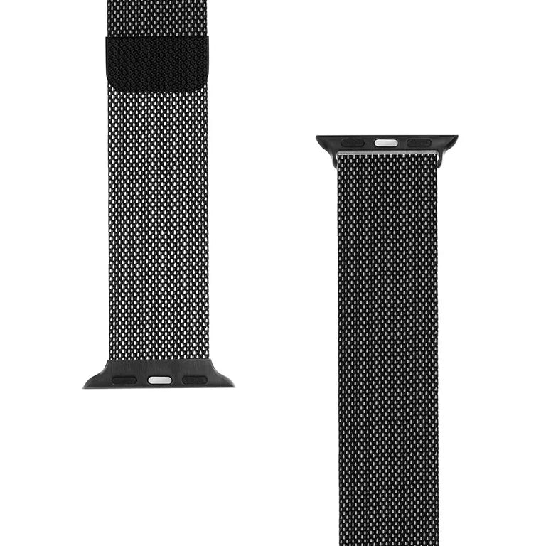 Tactical 351 Loop mágneses fémszíj Apple Watch 1/2/3/4/4/5/6/7/8/7/7/7/SE 42/44/45mm fekete színű órához