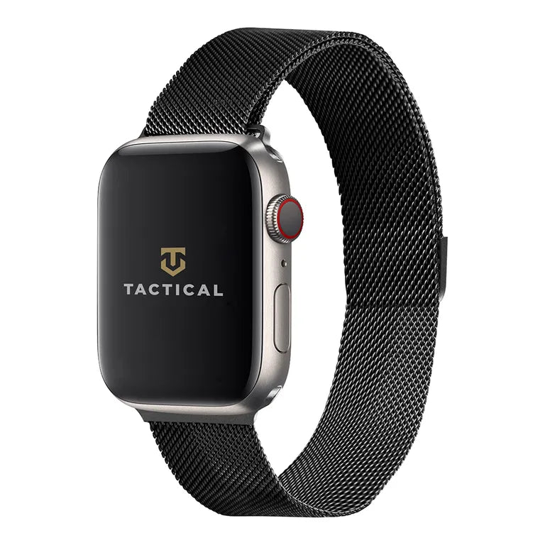 Tactical 351 Loop mágneses fémszíj Apple Watch 1/2/3/4/4/5/6/7/8/7/7/7/SE 42/44/45mm fekete színű órához