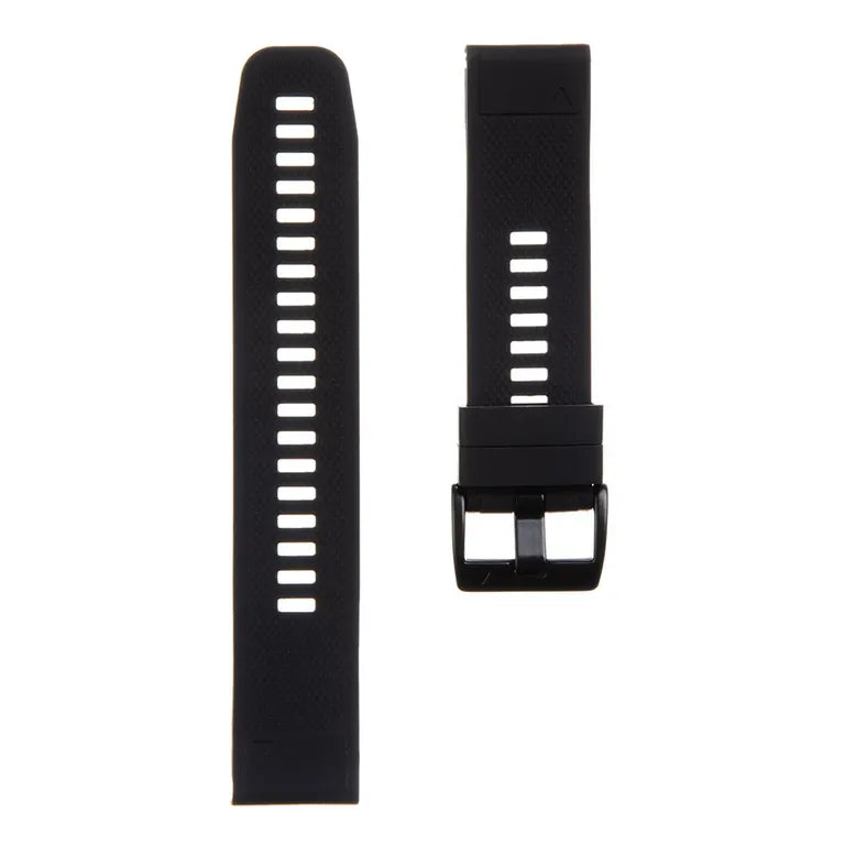 Tactical 426 Szilikon szíj Garmin Fenix 5/6/7 QuickFit 22mm Fekete Garmin Fenix 5/6/7 QuickFit 22mmhez
