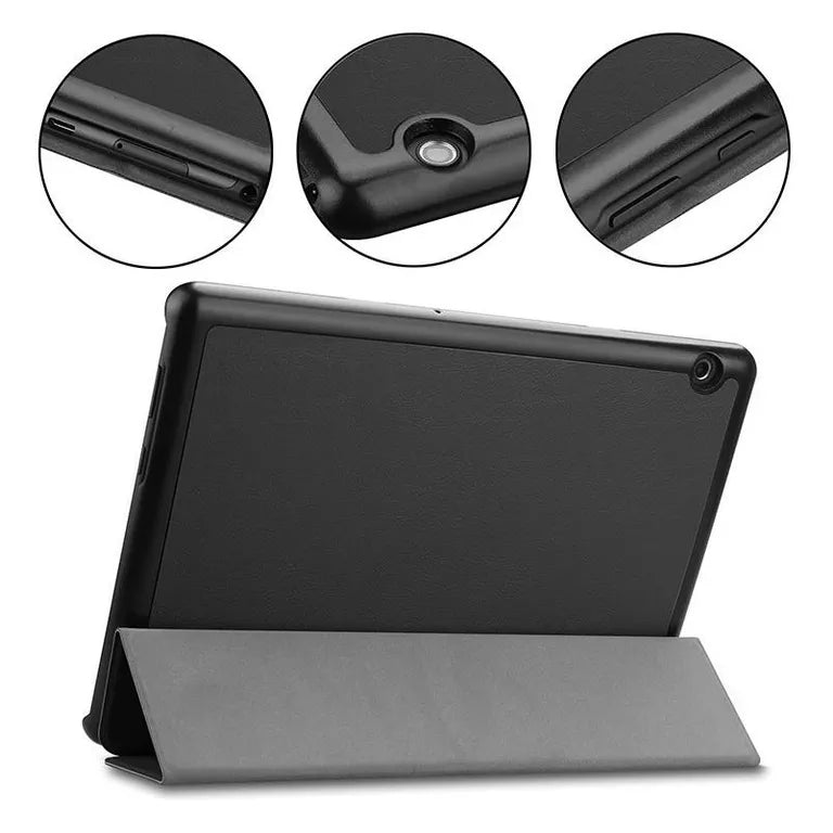 Tactical Book Tri Fold Pouzdro pro Lenovo Tab M10 3rd gen. (TB-328) 10.1 fekete