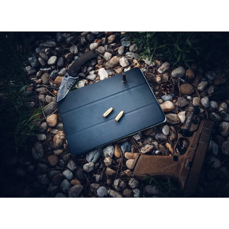 Tactical Book Tri Fold Pouzdro pro Lenovo Tab M10 3rd gen. (TB-328) 10.1 fekete