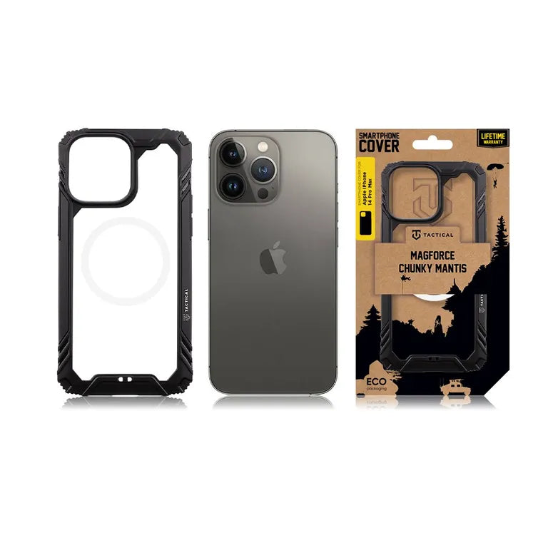 Taktikai MagForce Chunky Mantis Kryt pro Apple iPhone 14 Pro Max fekete tok