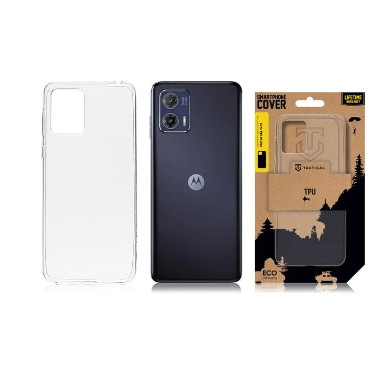 Taktikai TPU Kryt pro Motorola G73 átlátszó tok